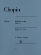 Ballade in a Flat Major, Op. 47 piano sheet music cover